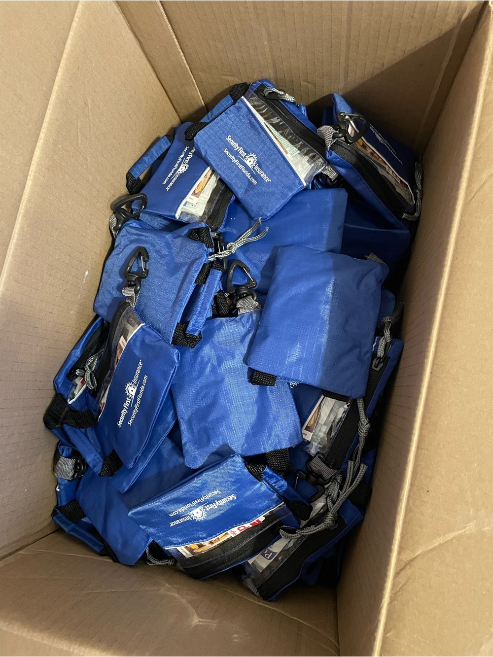 81 First Aid Kits & 124 Hygiene Kits